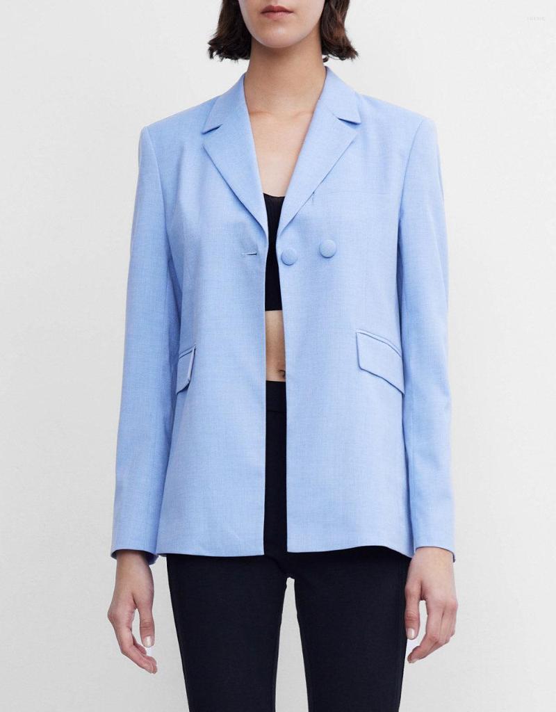 Women' Suits Urban Revivo Single Breasted Women Blazer Vintage Coat OL For Office Lady Flap Pocket Oversized Overcoat Jackets, Blue
Women' Suits Urban Revivo Single Breasted Women Blazer Vintage Coat OL For Office Lady Flap Pocket Oversized Overcoat Jackets, Blue