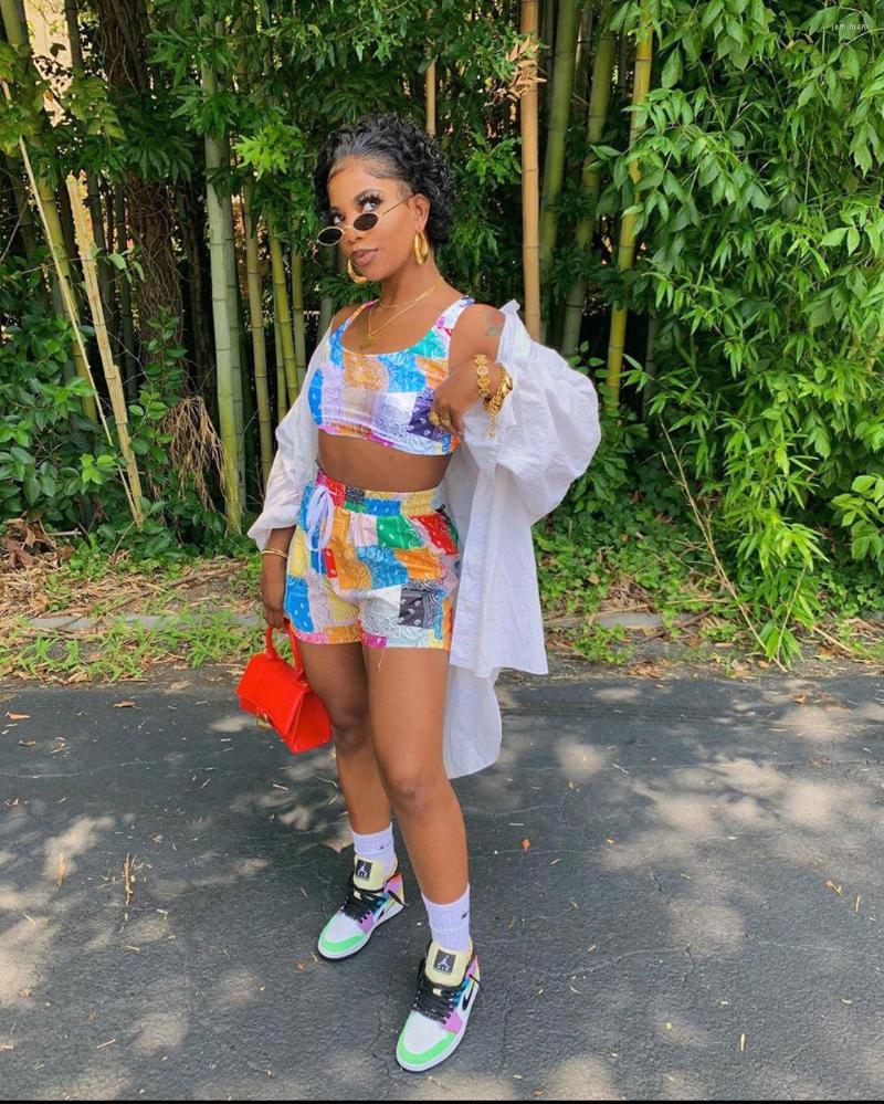 Women' Tracksuits HHDMV 2022 Summer Fashion Sexy Street Style Sets Sleeveless Dew Waist Short Top Pants Printed Two Piece, Multi
Women' Tracksuits HHDMV 2022 Summer Fashion Sexy Street Style Sets Sleeveless Dew Waist Short Top Pants Printed Two Piece, Multi