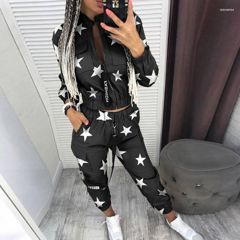 Women' Two Piece Pants Women' Track Suit Pieces Sets Casual Women Long Sleeve Zipper Tops Joggers Streetwear Sport Woman Tracksuit, Black
Women' Two Piece Pants Women' Track Suit Pieces Sets Casual Women Long Sleeve Zipper Tops Joggers Streetwear Sport Woman Tracksuit, Black