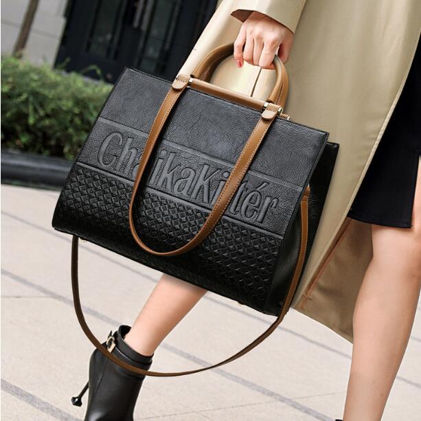 Big Bag Women's Bags 2022 The New Fashion Genuine Leather Female Bags Handbag messenger bag, Black
Big Bag Women's Bags 2022 The New Fashion Genuine Leather Female Bags Handbag messenger bag, Black