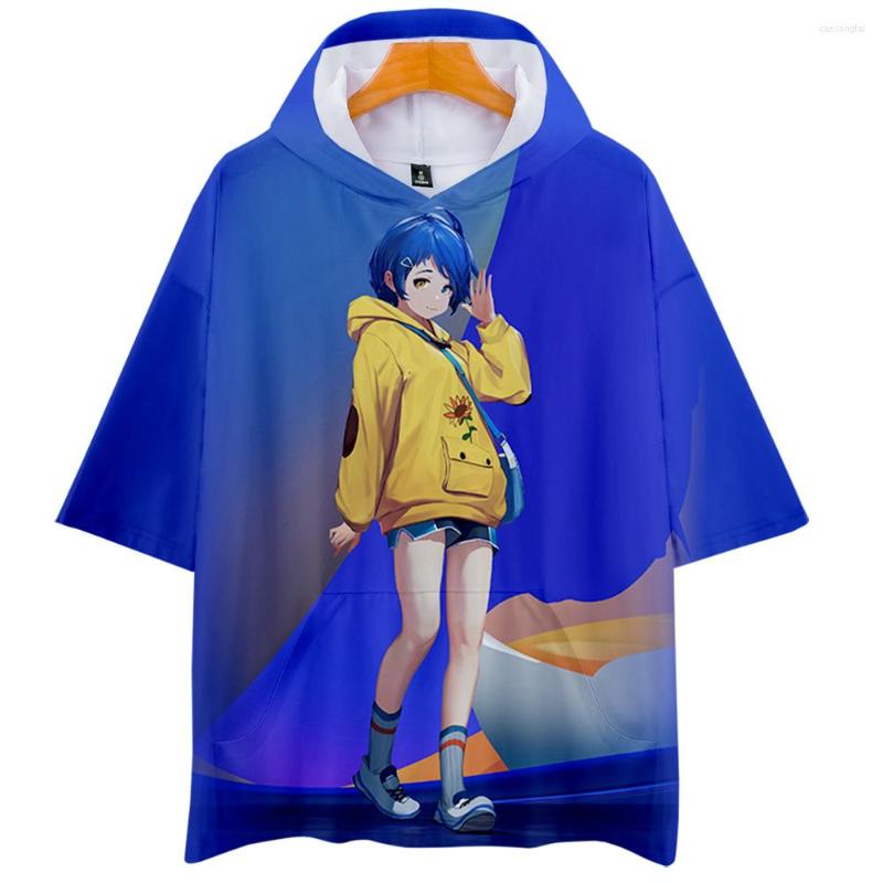 Men's T Shirts Kawaii Japanese Anime Wonder Egg Priority T-shirts Men Boy Hooded Short Sleeve Streetwear Hip Hop Summer Tees, Picture shown
Men's T Shirts Kawaii Japanese Anime Wonder Egg Priority T-shirts Men Boy Hooded Short Sleeve Streetwear Hip Hop Summer Tees, Picture shown