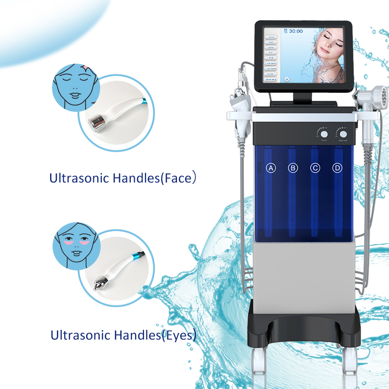 Micro Needle Skin Roller Fraction RF Microdermabrasion Face Skin Care Anti-Wrinkle Treatment Two Handles With 4 Kinds Of Tips