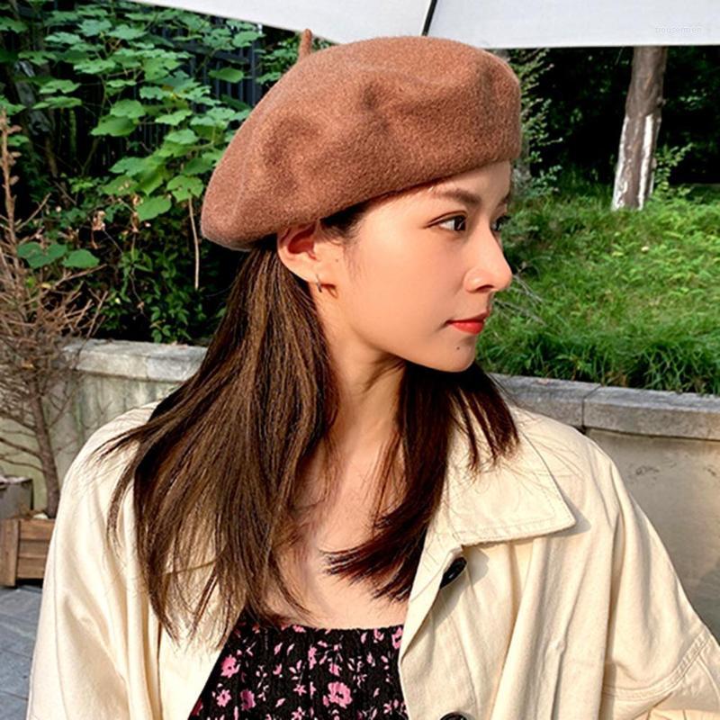 Berets Elegant Lady Women Bonnet Cap Solid Color Wool Felt Winter Spring French Classic Hat Comfortable Walking CapBerets, Black
Berets Elegant Lady Women Bonnet Cap Solid Color Wool Felt Winter Spring French Classic Hat Comfortable Walking CapBerets, Black