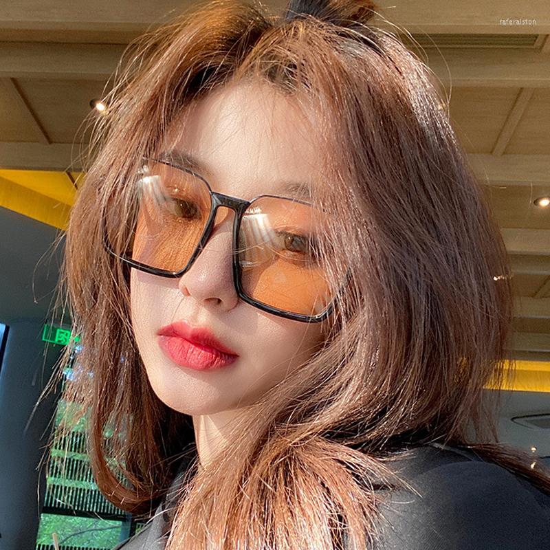 Sunglasses Retro Oversized Square Frame Women Orange Tan Lens UV400 Protection Sexy Lady Girl Brand Design Eyewear
Sunglasses Retro Oversized Square Frame Women Orange Tan Lens UV400 Protection Sexy Lady Girl Brand Design Eyewear