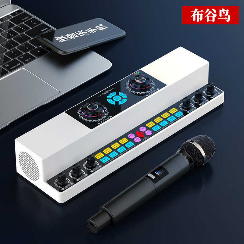 Y6 Cuckoo live singing sound card audio allinone machine indoor and outdoor square dance karaoke wireless Bluetooth speaker