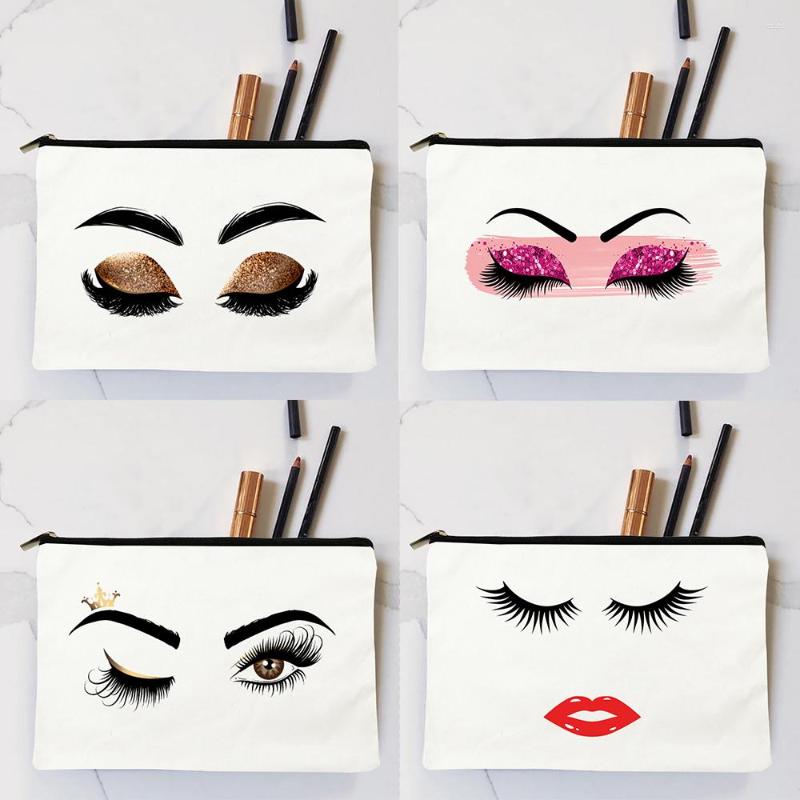 Cosmetic Bags Eye Lashes Printed Women Cases Bag Canvas Fashion Zipper Makeup Storage Organizer Pencil Travel Handbag Gifts, W00800-tbwh-d
Cosmetic Bags Eye Lashes Printed Women Cases Bag Canvas Fashion Zipper Makeup Storage Organizer Pencil Travel Handbag Gifts, W00800-tbwh-d