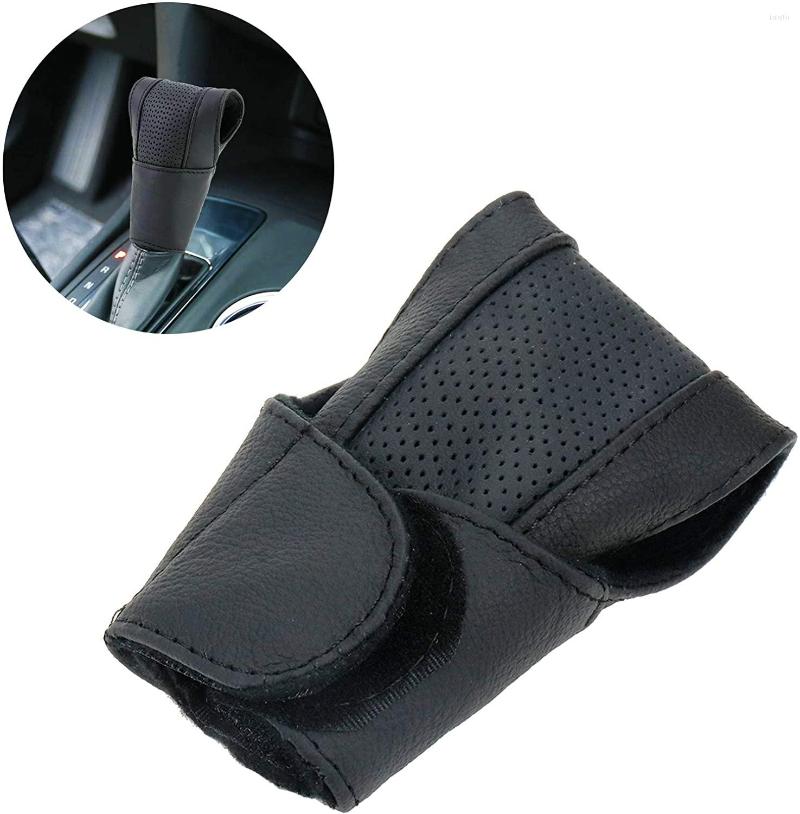 Interior Accessories Leather Car Gear Shift Knob Cover Protection Gearbox Automatic Transmission Driving Control Protector Styling
Interior Accessories Leather Car Gear Shift Knob Cover Protection Gearbox Automatic Transmission Driving Control Protector Styling