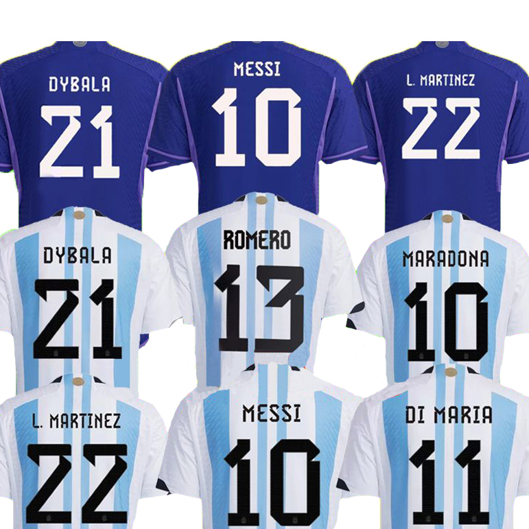 2022 2023 Argentina Soccer Jersey ROMERO DYBALA Fans Player Version AGUERO Maradona Football Shirt 22 23 Men Argentine Di Maria Camiseta De Futbol Football Tops, 23 home player
2022 2023 Argentina Soccer Jersey ROMERO DYBALA Fans Player Version AGUERO Maradona Football Shirt 22 23 Men Argentine Di Maria Camiseta De Futbol Football Tops, 23 home player