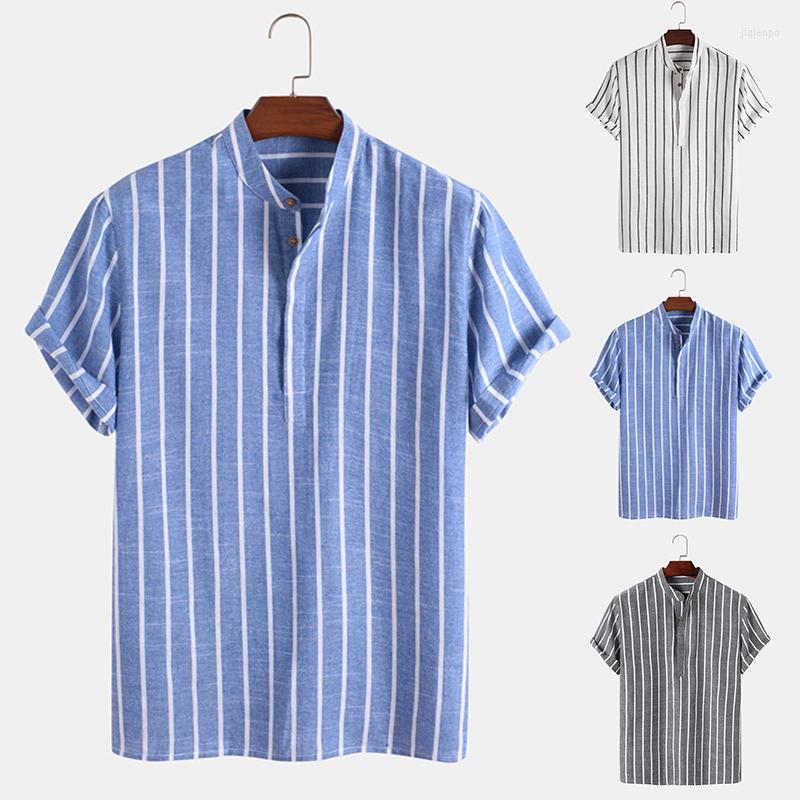 Men' Casual Shirts 2022 Summer Men' Short Sleeve Striped Fashion Print Shirt Mens Blouses Streetwear Brand Loose Tops Men, White
Men' Casual Shirts 2022 Summer Men' Short Sleeve Striped Fashion Print Shirt Mens Blouses Streetwear Brand Loose Tops Men, White