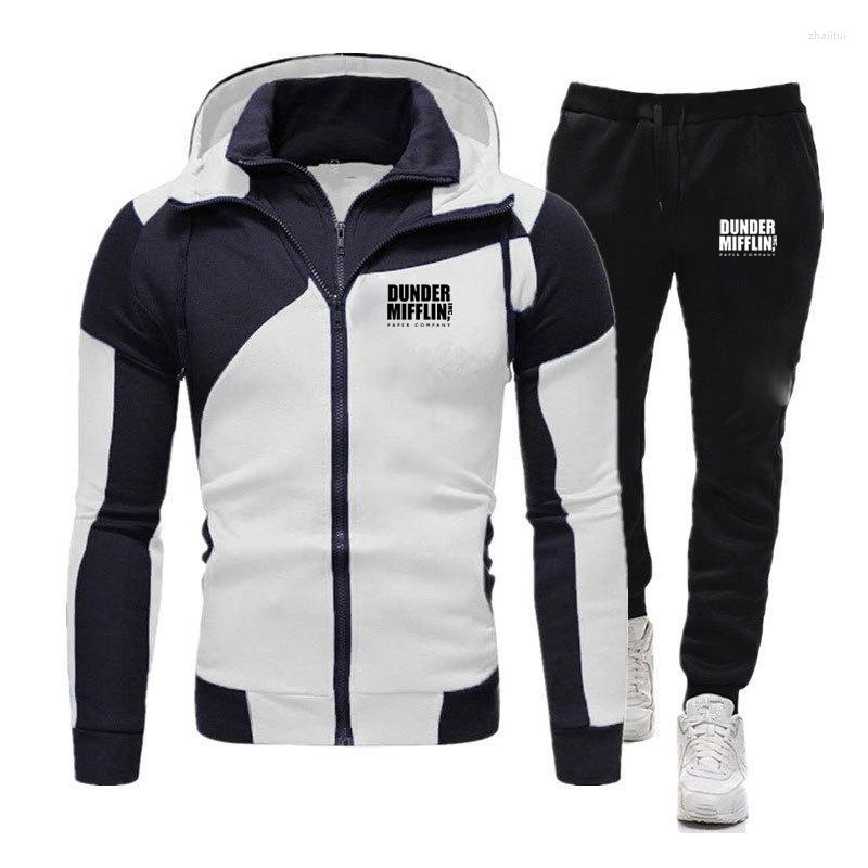 Men' Tracksuits Men' DUNDER MIFFLIN PAPER INC Office TV Show Print High Quality Cotton Suit Gradient Hooded Sweatshirt Pants Fashion
Men' Tracksuits Men' DUNDER MIFFLIN PAPER INC Office TV Show Print High Quality Cotton Suit Gradient Hooded Sweatshirt Pants Fashion