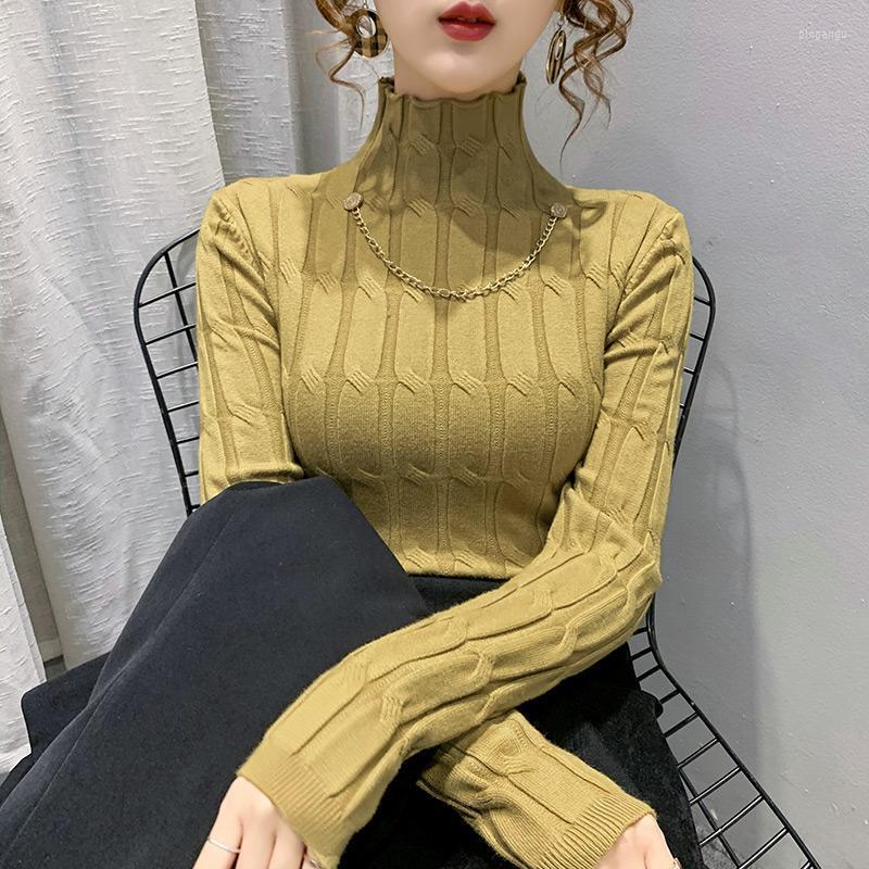 Women's Sweaters High Collar Sweater Women's Winter Slim Sweepstakes 2022 Foreign Fashion Bottoming Shirt Autumn And Long Sleeve, Green
Women's Sweaters High Collar Sweater Women's Winter Slim Sweepstakes 2022 Foreign Fashion Bottoming Shirt Autumn And Long Sleeve, Green