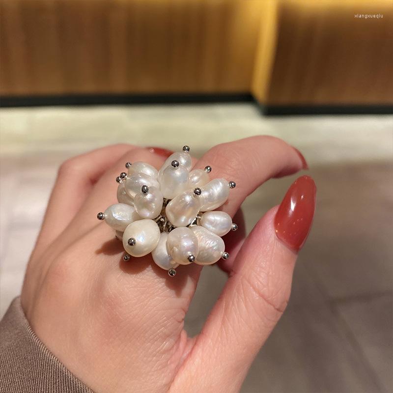 Wedding Rings Vintage Baroque Irregular Imitation Pearl Exaggerate Flower Charm Fashion Geometric Statement Jewelry Party Ring For Women
Wedding Rings Vintage Baroque Irregular Imitation Pearl Exaggerate Flower Charm Fashion Geometric Statement Jewelry Party Ring For Women