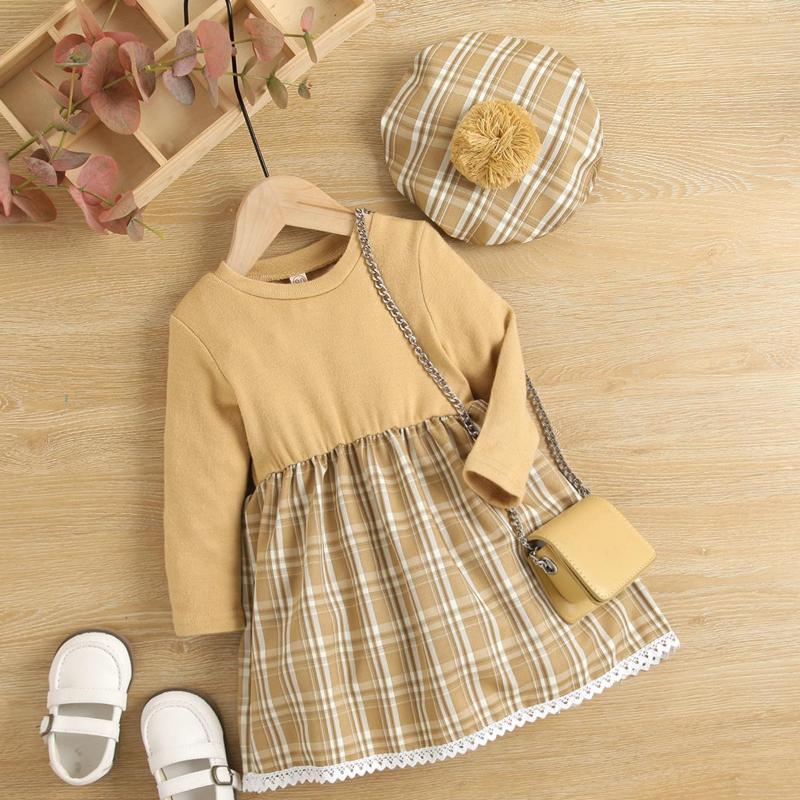 Girl Dresses FOCUSNORM 2 Colors Autumn Kids Girls Lovely Dress With Beanies Hats Plaid Printed Long Sleeve A-Line Knee Length 1-6Y, Black
Girl Dresses FOCUSNORM 2 Colors Autumn Kids Girls Lovely Dress With Beanies Hats Plaid Printed Long Sleeve A-Line Knee Length 1-6Y, Black