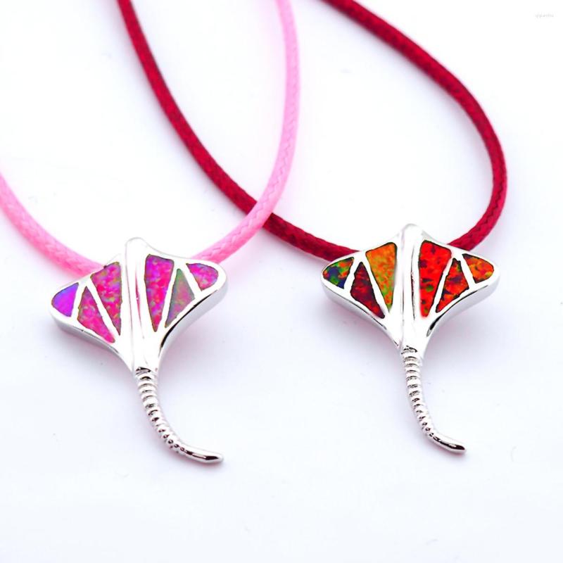 Pendant Necklaces Fashion Jewelry Silver Plated Bohemia Women Birthday Party Devil Fish Fire Opal Leather Cord Rope Chain Necklace OP054
Pendant Necklaces Fashion Jewelry Silver Plated Bohemia Women Birthday Party Devil Fish Fire Opal Leather Cord Rope Chain Necklace OP054
