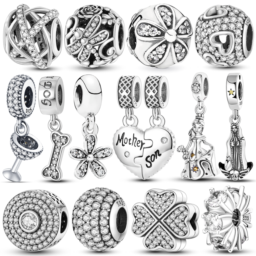 925 Silver Fit Pandora Charm 925 Bracelet Color Star Moon Heart Safety Chain CZ Love charms set Pendant DIY Fine Beads Jewelry
925 Silver Fit Pandora Charm 925 Bracelet Color Star Moon Heart Safety Chain CZ Love charms set Pendant DIY Fine Beads Jewelry