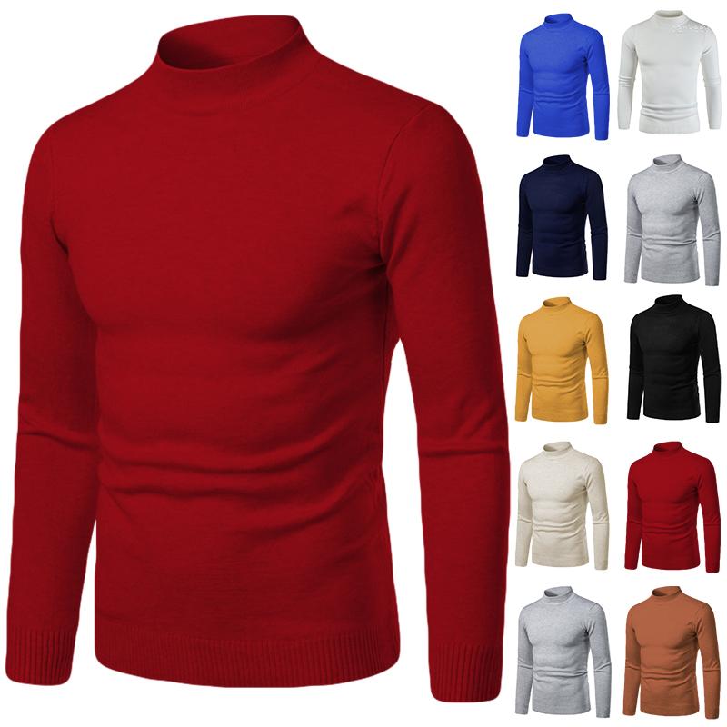 Men's Sweaters Arrival Men Sweater Pullover Male Mock Neck Knitwears Slim Jersey Winter High Collar Jumper Man Clothing, Black
Men's Sweaters Arrival Men Sweater Pullover Male Mock Neck Knitwears Slim Jersey Winter High Collar Jumper Man Clothing, Black