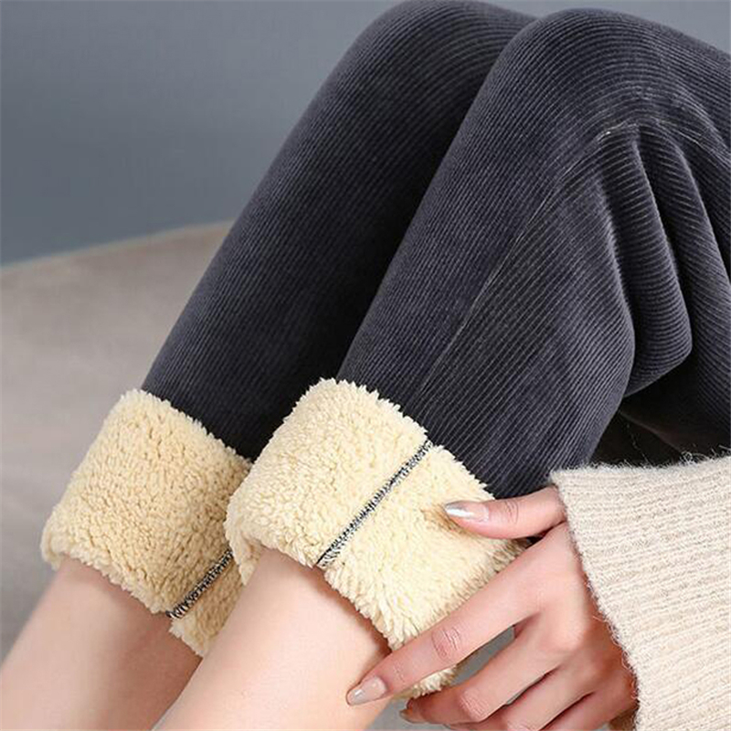 Women's Pants s Plush Thick Casual Corduroy Warm Autumn And Winter High Waist Harem Trouser 221011, Gray plus velvet
Women's Pants s Plush Thick Casual Corduroy Warm Autumn And Winter High Waist Harem Trouser 221011, Gray plus velvet