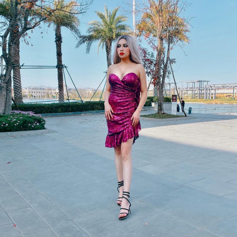 Casual Dresses Babatique 2022 Rose Red Sexy Summer Strapless Ruffles Bodycon Women Dress Mini Club Runway Vestidos Celebrity Party, Picture shown
Casual Dresses Babatique 2022 Rose Red Sexy Summer Strapless Ruffles Bodycon Women Dress Mini Club Runway Vestidos Celebrity Party, Picture shown