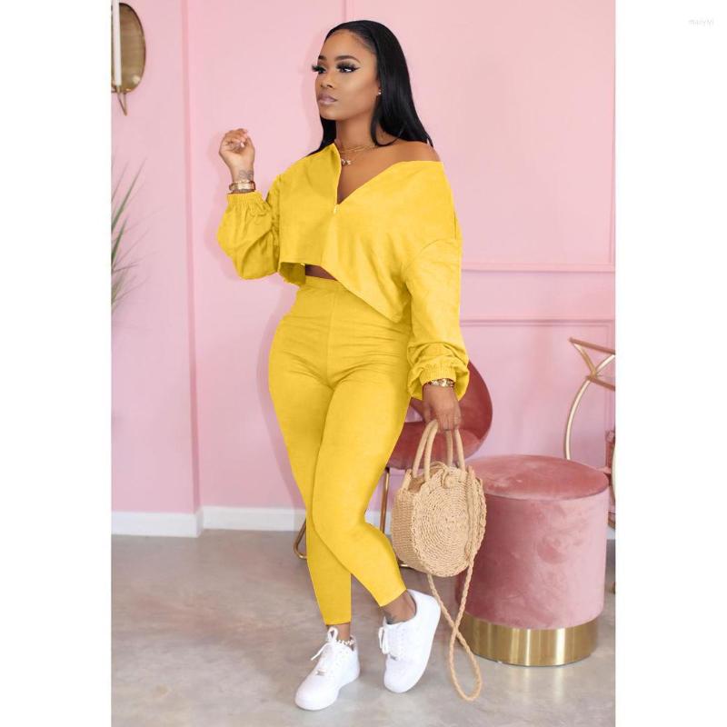 Women' Two Piece Pants Autumn European And American Women' Pure Color Temperament Casual Two-piece Long-sleeved Trousers Suit, 11
Women' Two Piece Pants Autumn European And American Women' Pure Color Temperament Casual Two-piece Long-sleeved Trousers Suit, 11