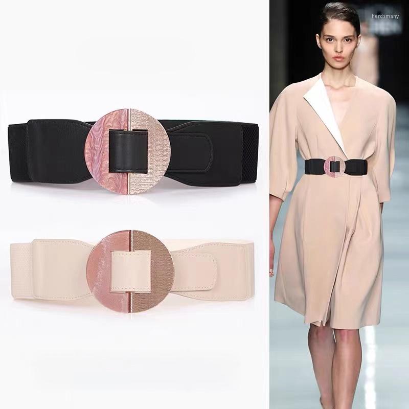 Belts Women Fashion Width Waistband Alloy Button Elastic Stretch Belt For Woman Cinch Dress Coat Clothing Accessories Girdle, Black
Belts Women Fashion Width Waistband Alloy Button Elastic Stretch Belt For Woman Cinch Dress Coat Clothing Accessories Girdle, Black