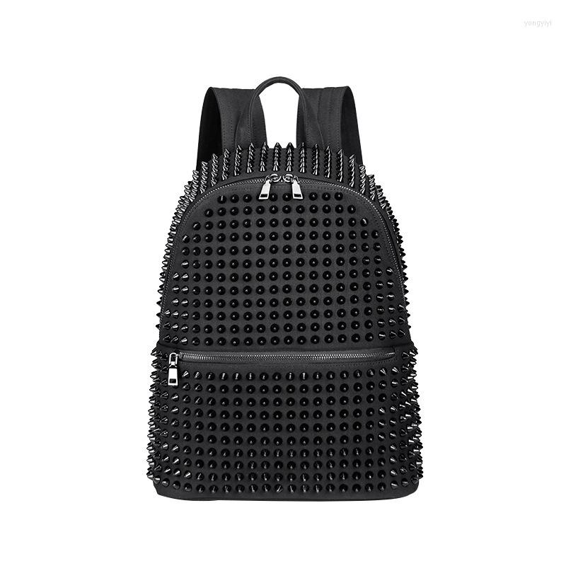 Backpack DISCVR Fashion Female Women Backpacks Rivet Black Soft Washed Leather Bag Schoolbags Girls Punk Bags Travel Zipper Discount
Backpack DISCVR Fashion Female Women Backpacks Rivet Black Soft Washed Leather Bag Schoolbags Girls Punk Bags Travel Zipper Discount