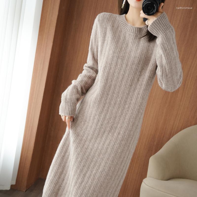 Women's Sweaters Lafarvie Autumn Winter Long Sweater Dress Women Casual Loose O-Neck Sleeve Female Knitted Pullover Clothing Jumper Warm XXL, Beige
Women's Sweaters Lafarvie Autumn Winter Long Sweater Dress Women Casual Loose O-Neck Sleeve Female Knitted Pullover Clothing Jumper Warm XXL, Beige