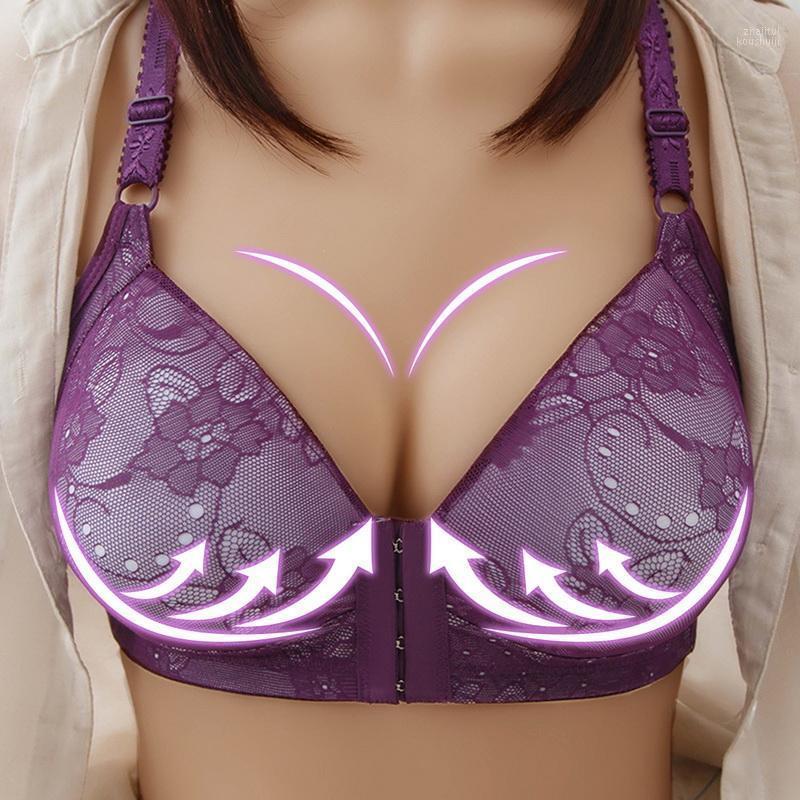 Bras Sexy Push Up Bra Front Closure Flowers Mesh Brassiere Wireless Bralette Breast Seamless For Women Underwear Plus Size 36-461, Front style 3-c
Bras Sexy Push Up Bra Front Closure Flowers Mesh Brassiere Wireless Bralette Breast Seamless For Women Underwear Plus Size 36-461, Front style 3-c