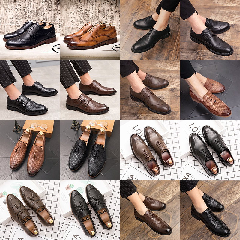 Luxury brogue oxford pointed toe leather shoes lace up buckle tassel woven pattern high end men's fashion formal casual leather shoes various sizes38-47, 28016 brown
Luxury brogue oxford pointed toe leather shoes lace up buckle tassel woven pattern high end men's fashion formal casual leather shoes various sizes38-47, 28016 brown