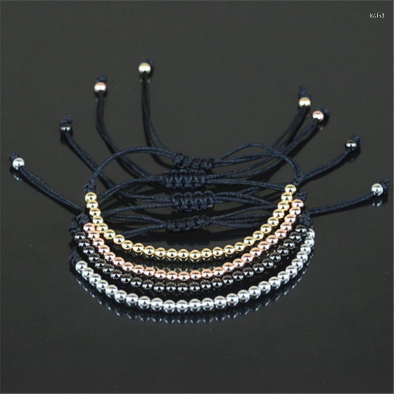 Strand High Quality Mix Color 24k Gold 4mm Copper Beads Men Weaving Bracelet Charm Macrame Women
Strand High Quality Mix Color 24k Gold 4mm Copper Beads Men Weaving Bracelet Charm Macrame Women