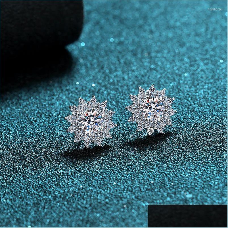 Stud Stud Sier 0.5 Ct D Color Star Moon Flower Moissanite Earrings Total 1 Carat Brilliant Cut Diamond Test Past Gemstone Earringsst Dh2Ye
Stud Stud Sier 0.5 Ct D Color Star Moon Flower Moissanite Earrings Total 1 Carat Brilliant Cut Diamond Test Past Gemstone Earringsst Dh2Ye
