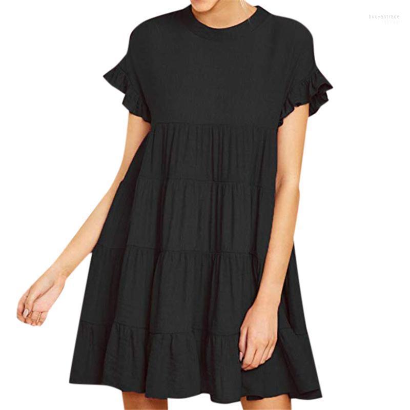 Casual Dresses Summer Dress Women Sundress Ruffles Sleeves O-neck Boho Vestido Lady Elegant Woman Night Party Fashion Vestidos, Gn
Casual Dresses Summer Dress Women Sundress Ruffles Sleeves O-neck Boho Vestido Lady Elegant Woman Night Party Fashion Vestidos, Gn