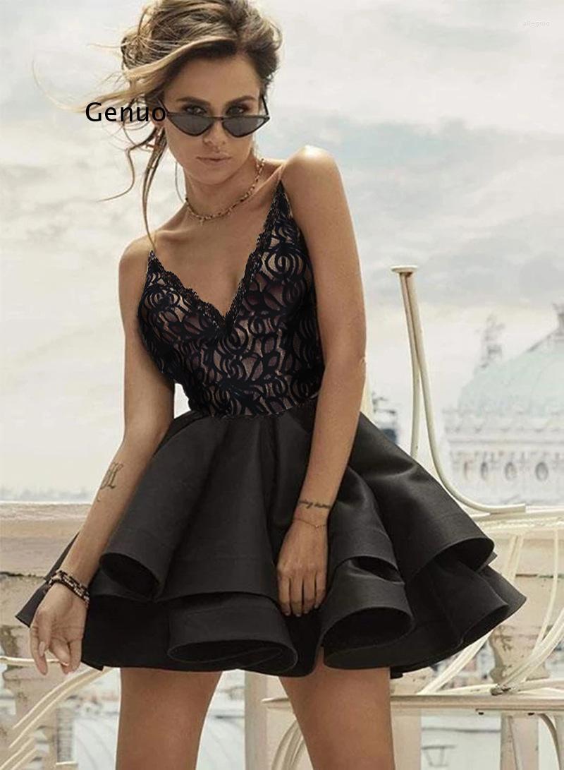 Casual Dresses Women Formal Wedding Sundress Ladies Sexy Straps Lace Crochet Patchwork Swing Ball Mini Dress Fashion V Neck Vestido Clothes, Black
Casual Dresses Women Formal Wedding Sundress Ladies Sexy Straps Lace Crochet Patchwork Swing Ball Mini Dress Fashion V Neck Vestido Clothes, Black