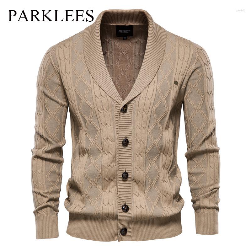Men's Sweaters Parklees Mens Shawl Collar Cardigan Sweater Autumn Solid Color Cable Knit Button Down Casual Comfortable Regular Fit Top, Khaki
Men's Sweaters Parklees Mens Shawl Collar Cardigan Sweater Autumn Solid Color Cable Knit Button Down Casual Comfortable Regular Fit Top, Khaki