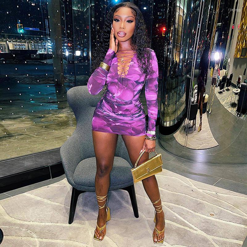 Casual Dresses 2022 Autumn Fashion Temperament Printing Sexy Girl Strappy Long Sleeved Slim Pleated Hip Dress Female, Purple
Casual Dresses 2022 Autumn Fashion Temperament Printing Sexy Girl Strappy Long Sleeved Slim Pleated Hip Dress Female, Purple