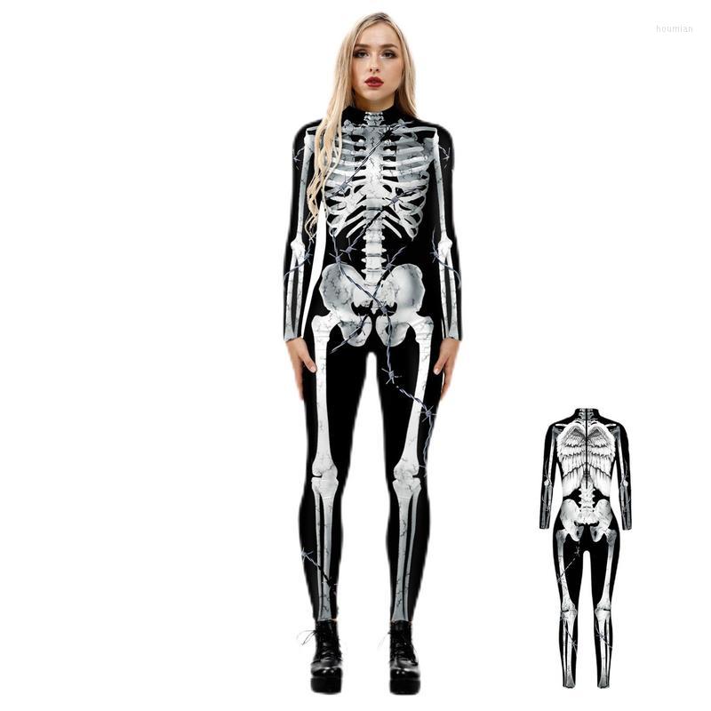 Women' Two Piece Pants Skeleton Costume 3D Printing Tight Long Sleeve Jumpsuit Women Halloween Cosplay Costumes For Adult Girls -XL, Picture shown
Women' Two Piece Pants Skeleton Costume 3D Printing Tight Long Sleeve Jumpsuit Women Halloween Cosplay Costumes For Adult Girls -XL, Picture shown