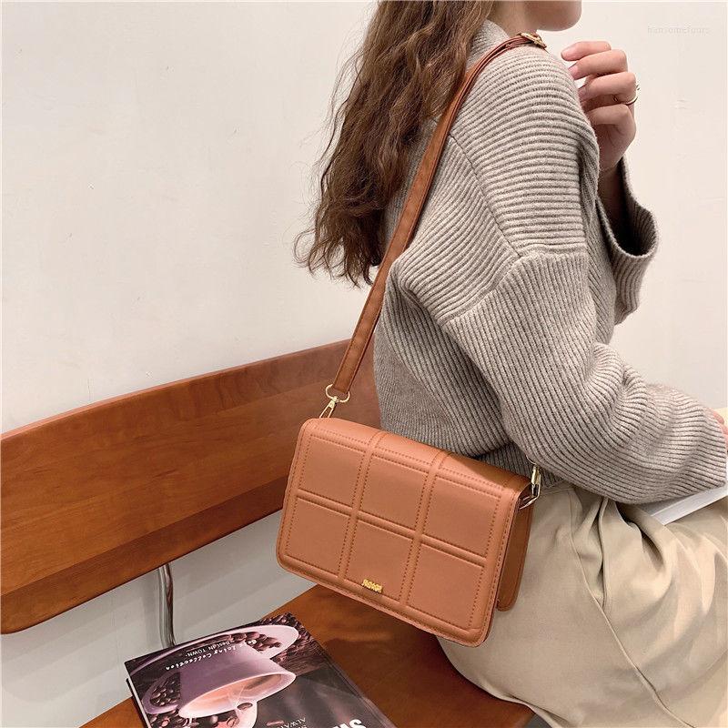 Evening Bags 2022 All-match Simple Shoulder Bag Women Crossbody Female Handbag Purse Retro PU Leather Texture Lattice Fashion, Brown
Evening Bags 2022 All-match Simple Shoulder Bag Women Crossbody Female Handbag Purse Retro PU Leather Texture Lattice Fashion, Brown