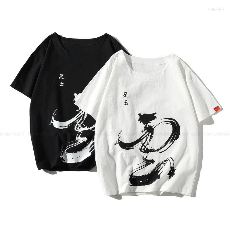 Ethnic Clothing Men Japanese Harajuku Style Haori Tee Shirts Tops Cotton Casual Fashion Hip Hop Loose Streetwear Short Sleeve Chinese
Ethnic Clothing Men Japanese Harajuku Style Haori Tee Shirts Tops Cotton Casual Fashion Hip Hop Loose Streetwear Short Sleeve Chinese