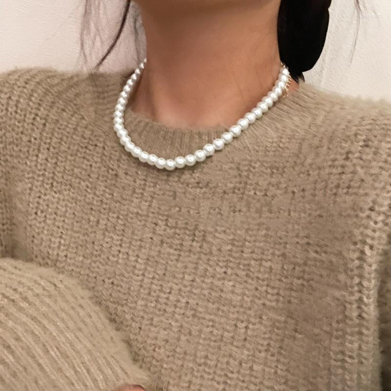 Choker 2022 Classic Elegant Simulated-Pearl Beaded Necklace For Women Girls Temperament Wild Clavicle Chain Wedding Accessories Gift
Choker 2022 Classic Elegant Simulated-Pearl Beaded Necklace For Women Girls Temperament Wild Clavicle Chain Wedding Accessories Gift