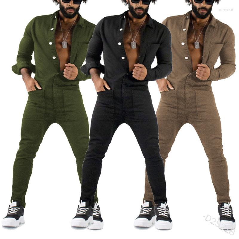 Men' Pants 2022 Spring Summer Men' Solid Color Single-Breasted Long Sleeve One-Piece Trousers Overall Suit Button Casual Fashion, Black
Men' Pants 2022 Spring Summer Men' Solid Color Single-Breasted Long Sleeve One-Piece Trousers Overall Suit Button Casual Fashion, Black