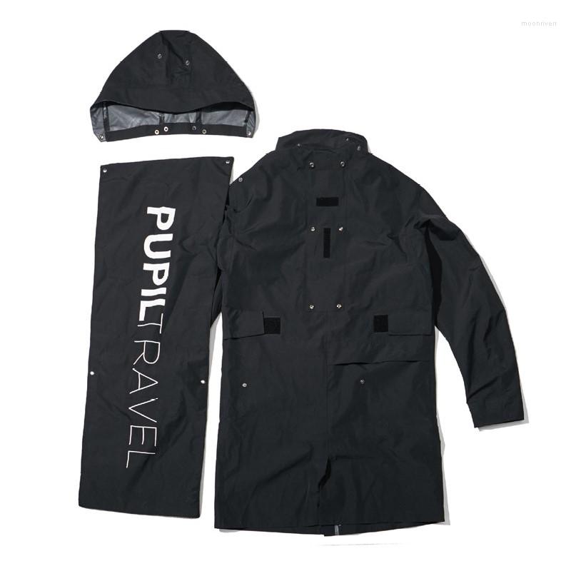 Men's Jackets Spring And Autumn Pupil Travel Coat Long Windbreaker Water Resistant Detachable Scarf Hood Techwear Streetwear, Black
Men's Jackets Spring And Autumn Pupil Travel Coat Long Windbreaker Water Resistant Detachable Scarf Hood Techwear Streetwear, Black