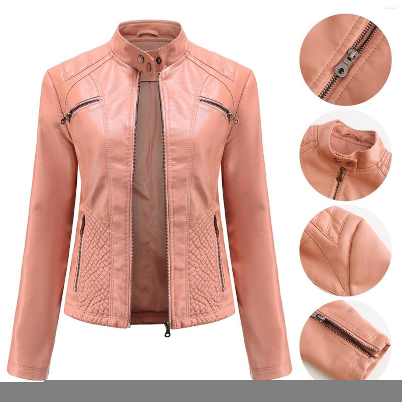 Women' Jackets Women Coat Pu Leather Keeps Warm Fashion Long Sleeve Solid Color Female Jacket 2022 Tops Autumn Winter #T2G, Black
Women' Jackets Women Coat Pu Leather Keeps Warm Fashion Long Sleeve Solid Color Female Jacket 2022 Tops Autumn Winter #T2G, Black