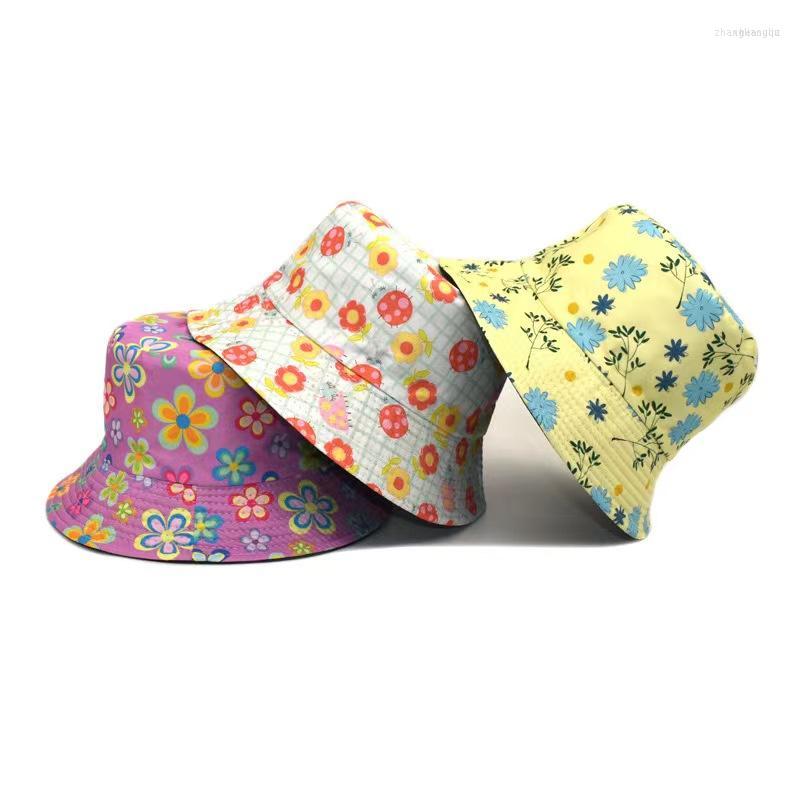 Berets Reversible Bucket-Hats Floral Printed Sunscreen Men Women Fisherman Caps Cotton Fashion Double -Side Anti-sun Female Panama Hats, 04
Berets Reversible Bucket-Hats Floral Printed Sunscreen Men Women Fisherman Caps Cotton Fashion Double -Side Anti-sun Female Panama Hats, 04
