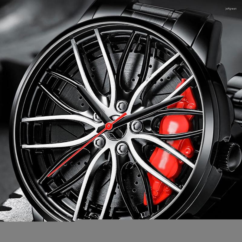 Wristwatches Men's Watches Waterproof Wheel Watch Car Rim Quartz Sports For Men Clock Mens Spinning
Wristwatches Men's Watches Waterproof Wheel Watch Car Rim Quartz Sports For Men Clock Mens Spinning