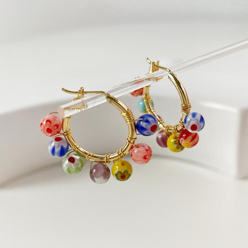 Hoop Earrings Monlansher Boho Rainbow Beaded Coloured Glaze Gold Silver Color For Women Daily Bohemia Jewelry
Hoop Earrings Monlansher Boho Rainbow Beaded Coloured Glaze Gold Silver Color For Women Daily Bohemia Jewelry