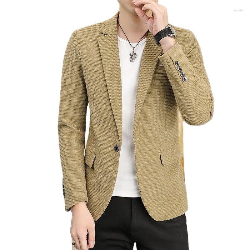 Men's Suits 2022 Autumn Fashion Casual Korean Style Slim Fit Suit Jackets Male Business Khaki Wedding Dress Coats Groom's Clothing, 7739 khaki
Men's Suits 2022 Autumn Fashion Casual Korean Style Slim Fit Suit Jackets Male Business Khaki Wedding Dress Coats Groom's Clothing, 7739 khaki