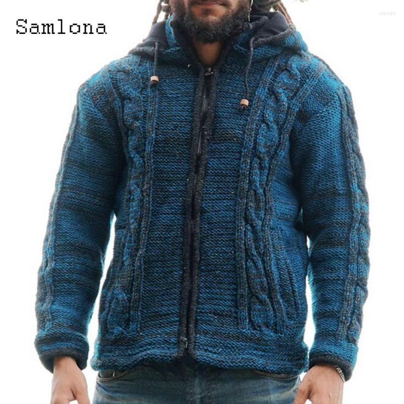 Men's Sweaters Plus Size Men Autumn Knitting Winter Hooded Coats Mens Fashion Zipper Tops Cardigans Male Sweater Hoodies 2022, Blue
Men's Sweaters Plus Size Men Autumn Knitting Winter Hooded Coats Mens Fashion Zipper Tops Cardigans Male Sweater Hoodies 2022, Blue