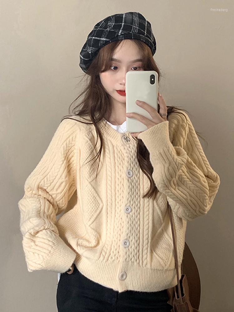 Women's Knits Sannian Spring And Autumn Women Jacket Loose Outer Sweater Coat Women's Clothes 2022 Top Ladies, Beige
Women's Knits Sannian Spring And Autumn Women Jacket Loose Outer Sweater Coat Women's Clothes 2022 Top Ladies, Beige