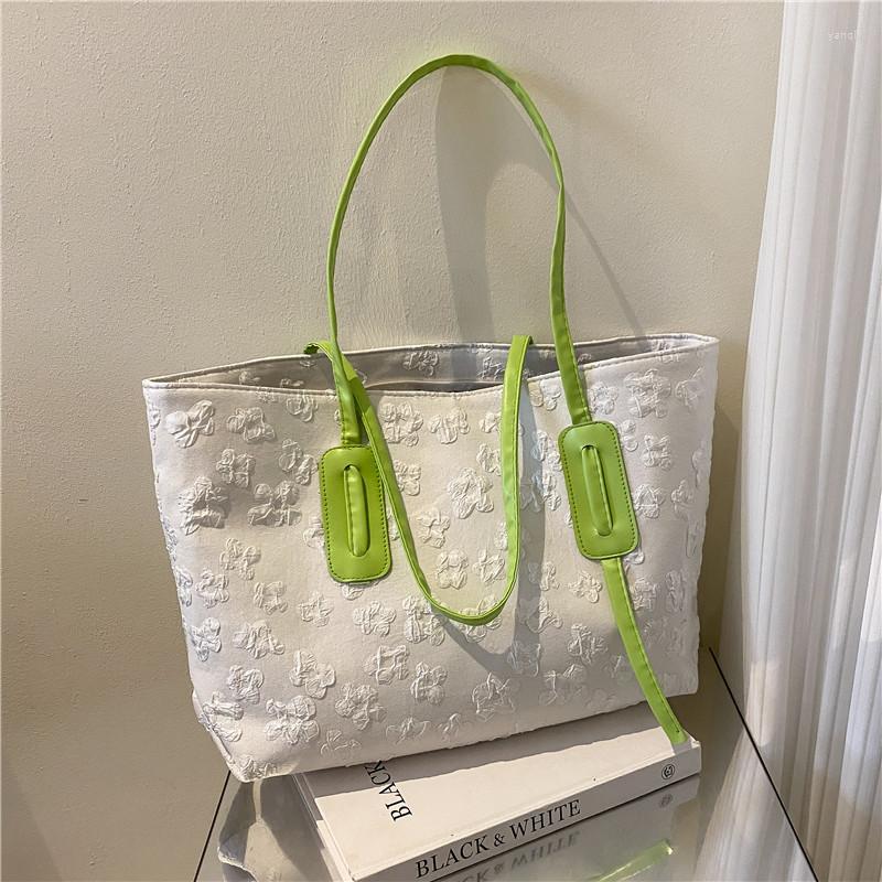 Evening Bags Brand Designer Canvas Women's Shoulder Bag Fashion Flower Crossbody Large Flap Handbag 2022 Trend, White
Evening Bags Brand Designer Canvas Women's Shoulder Bag Fashion Flower Crossbody Large Flap Handbag 2022 Trend, White