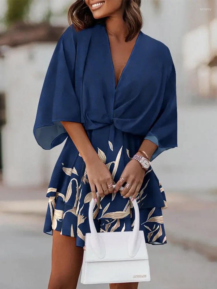 Casual Dresses Women Fall V-Neck Loose Batwing Short Sleeve Print Dress Fashion Elegant Lace-up Ruffle Beach Mini Streetwear, Black
Casual Dresses Women Fall V-Neck Loose Batwing Short Sleeve Print Dress Fashion Elegant Lace-up Ruffle Beach Mini Streetwear, Black