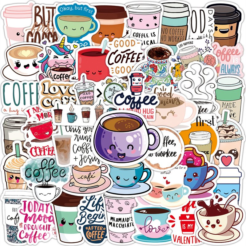 Coffee Stickers 50 PCS Vinyl Waterproof Drink Sticker for Laptop Bumper Skateboard Water Bottles Computer Phone Cup Gifts, Multi colors
Coffee Stickers 50 PCS Vinyl Waterproof Drink Sticker for Laptop Bumper Skateboard Water Bottles Computer Phone Cup Gifts, Multi colors